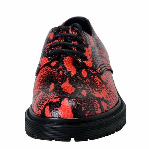Saint Laurent | Shoes | Saint Laurent Mens Red Snake Print  Saint Laurent Mens Red Snake Print Leather Oxfords